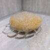 Drying disk with a citrus shampoo on top