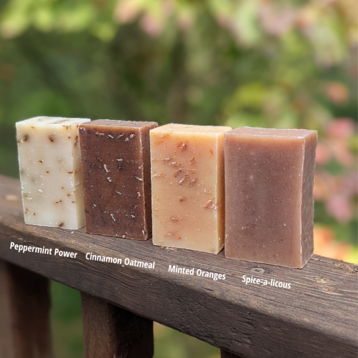 Scented body bars soaps x 4